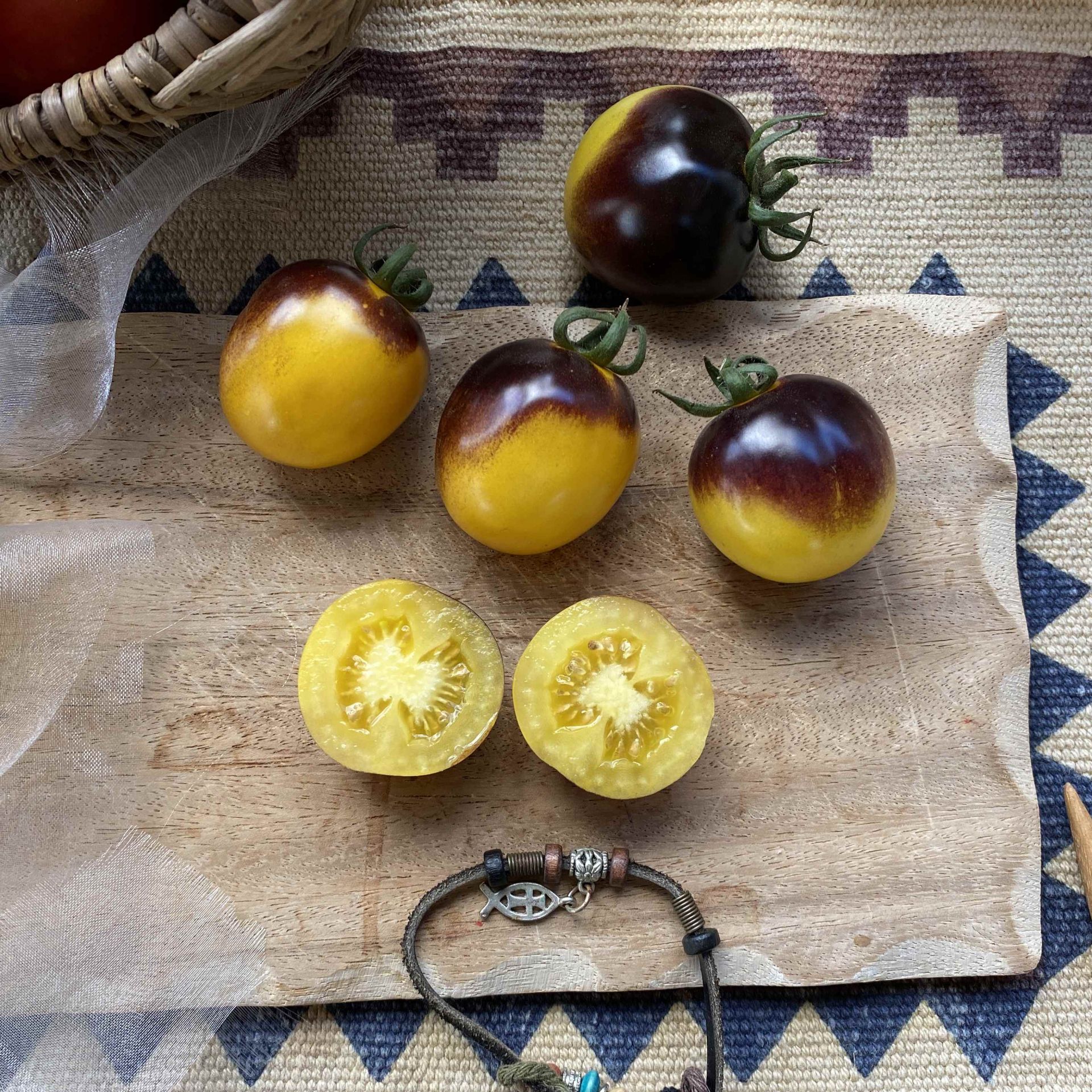 Saatgut Samen Von Der Tomate Bosque Blue Bumblebee